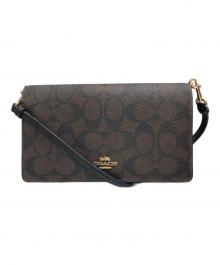 COACH（コーチ）の古着「ショルダーバッグ」｜ブラウン×ブラック