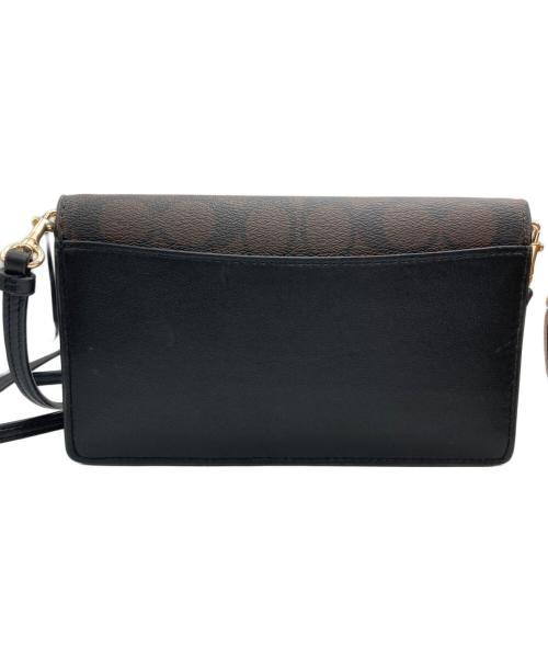 COACH（コーチ）COACH (コーチ) ショルダーバッグ ブラウン×ブラックの古着・服飾アイテム