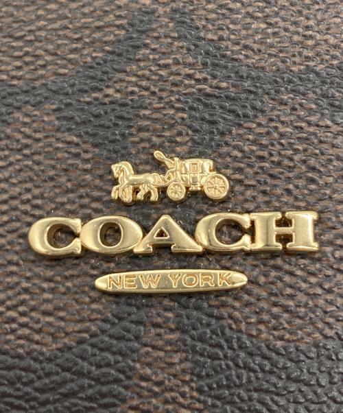 COACH（コーチ）COACH (コーチ) ショルダーバッグ ブラウン×ブラックの古着・服飾アイテム