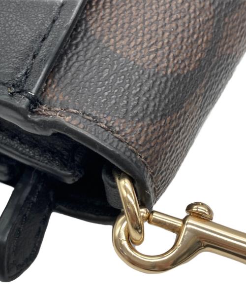 COACH（コーチ）COACH (コーチ) ショルダーバッグ ブラウン×ブラックの古着・服飾アイテム
