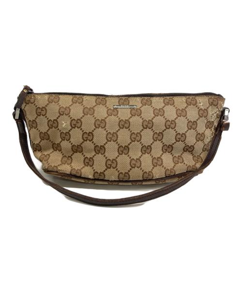 GUCCI（グッチ）GUCCI (グッチ) アクセサリーポーチ ベージュの古着・服飾アイテム