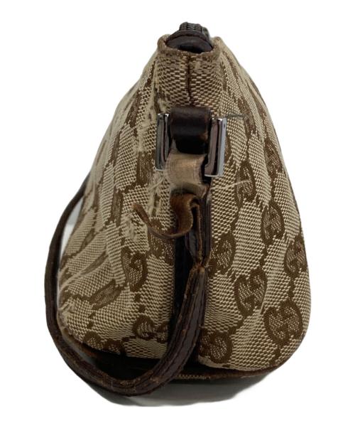 GUCCI（グッチ）GUCCI (グッチ) アクセサリーポーチ ベージュの古着・服飾アイテム