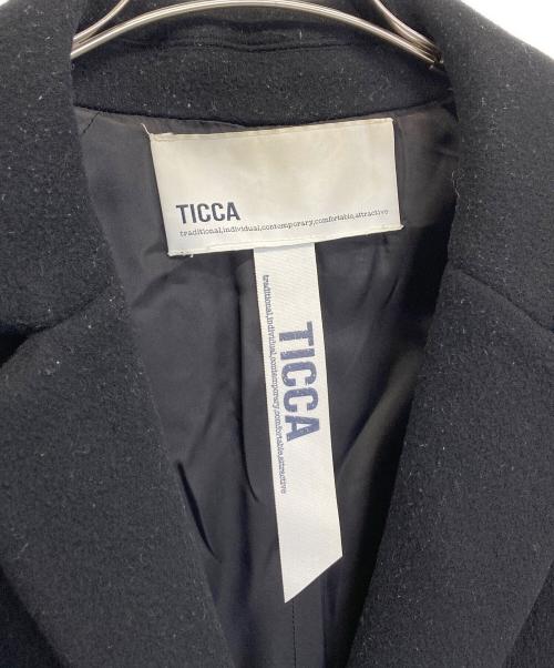 ticca（ティッカ）ticca (ティッカ) ウールコート ブラック サイズ:Freeの古着・服飾アイテム