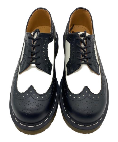Dr.Martens（ドクターマーチン）Dr.Martens (ドクターマーチン) ブローグシューズ ホワイト×ブラック サイズ:UK 5の古着・服飾アイテム