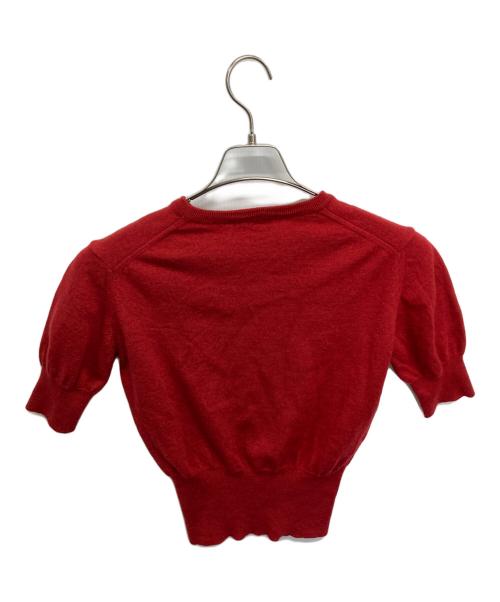 Vivienne Westwood RED LABEL（ヴィヴィアンウエストウッドレッドレーベル）Vivienne Westwood RED LABEL (ヴィヴィアンウエストウッドレッドレーベル) 薄手ニット レッド サイズ:SIZE Mの古着・服飾アイテム