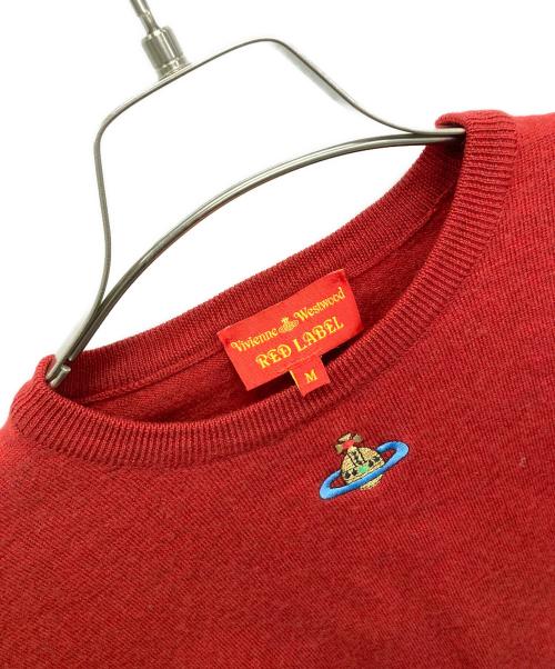 Vivienne Westwood RED LABEL（ヴィヴィアンウエストウッドレッドレーベル）Vivienne Westwood RED LABEL (ヴィヴィアンウエストウッドレッドレーベル) 薄手ニット レッド サイズ:SIZE Mの古着・服飾アイテム
