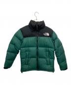 THE NORTH FACEザ ノース フェイス）の古着「NUPTSE JACKET」｜ブラック×グリーン