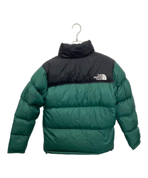 THE NORTH FACE（ザ ノース フェイス）THE NORTH FACE (ザ ノース フェイス) NUPTSE JACKET ブラック×グリーン サイズ:Lの古着・服飾アイテム
