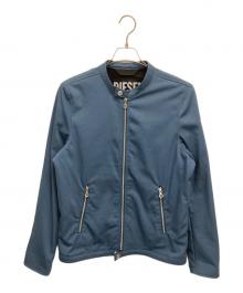 DIESEL（ディーゼル）の古着「ライダースジャケット」｜ブルー