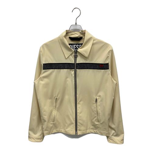 DIESEL（ディーゼル）DIESEL (ディーゼル) ドライバーズジャケット ベージュ サイズ:Mの古着・服飾アイテム