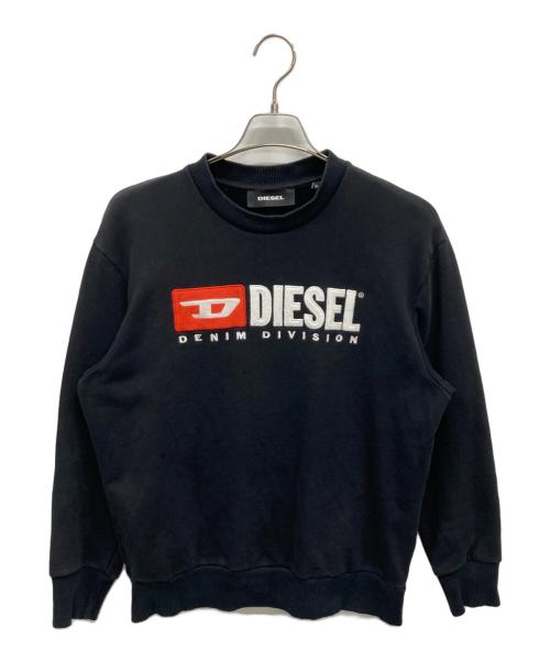 DIESEL（ディーゼル）DIESEL (ディーゼル) ロゴスウェット ブラック サイズ:SIZE XSの古着・服飾アイテム