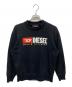 DIESEL（ディーゼル）の古着「ロゴスウェット」｜ブラック