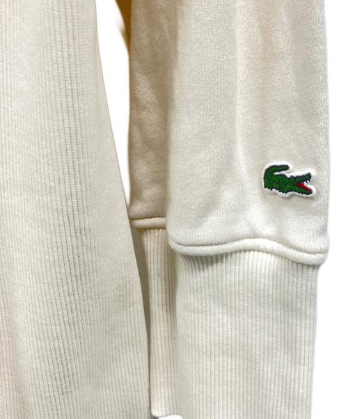 LACOSTE（ラコステ）LACOSTE (ラコステ) ボアワニロゴスウェットフーディードレス ベージュ サイズ:	SIZE 38の古着・服飾アイテム