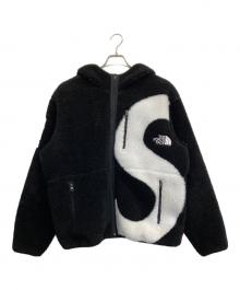 THE NORTH FACE×SUPREME（ザ ノース フェイス×シュプリーム）の古着「S Logo Hooded Fleece Jacket」｜ブラック