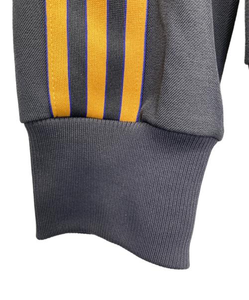 adidas（アディダス）adidas (アディダス) トラックジャケット グレー×オレンジ サイズ:Lの古着・服飾アイテム