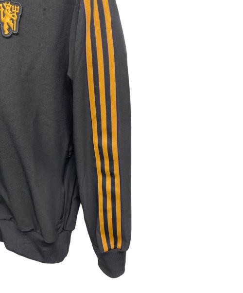 adidas（アディダス）adidas (アディダス) トラックジャケット グレー×オレンジ サイズ:Lの古着・服飾アイテム
