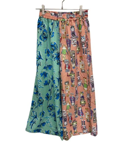 SCOLAR（スカラ）SCOLAR (スカラ) ワイドパンツ マルチカラー サイズ:SIZE M 未使用品の古着・服飾アイテム