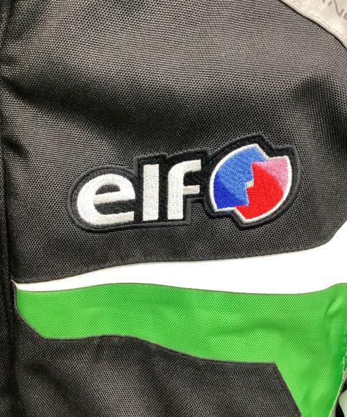 elf（エルフ）elf (エルフ) プロテクタージャケット ブラック×グリーン サイズ:SIZE Lの古着・服飾アイテム