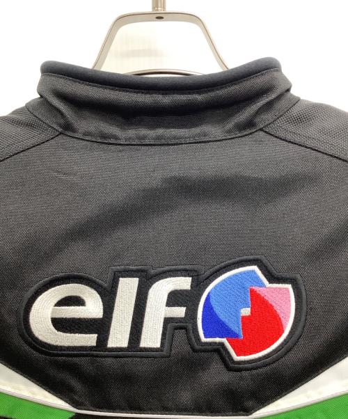 elf（エルフ）elf (エルフ) プロテクタージャケット ブラック×グリーン サイズ:SIZE Lの古着・服飾アイテム