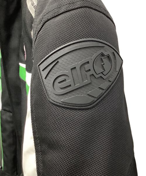elf（エルフ）elf (エルフ) プロテクタージャケット ブラック×グリーン サイズ:SIZE Lの古着・服飾アイテム