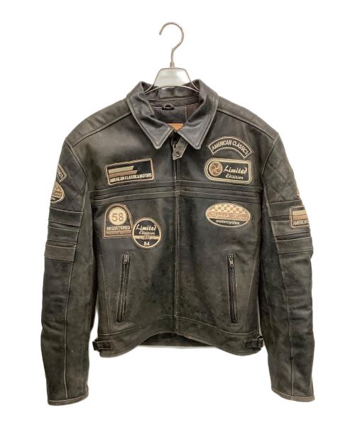 DEGNERCLASSICBRAND（デグナー クラシック ブランド）DEGNERCLASSICBRAND (デグナー クラシック ブランド) プロテクタージャケット ブラウン サイズ:SIZE　Lの古着・服飾アイテム