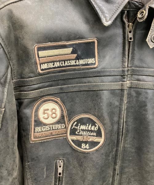 DEGNERCLASSICBRAND（デグナー クラシック ブランド）DEGNERCLASSICBRAND (デグナー クラシック ブランド) プロテクタージャケット ブラウン サイズ:SIZE　Lの古着・服飾アイテム