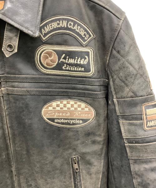 DEGNERCLASSICBRAND（デグナー クラシック ブランド）DEGNERCLASSICBRAND (デグナー クラシック ブランド) プロテクタージャケット ブラウン サイズ:SIZE　Lの古着・服飾アイテム