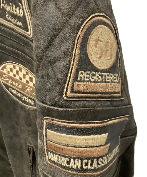 DEGNERCLASSICBRAND（デグナー クラシック ブランド）DEGNERCLASSICBRAND (デグナー クラシック ブランド) プロテクタージャケット ブラウン サイズ:SIZE　Lの古着・服飾アイテム