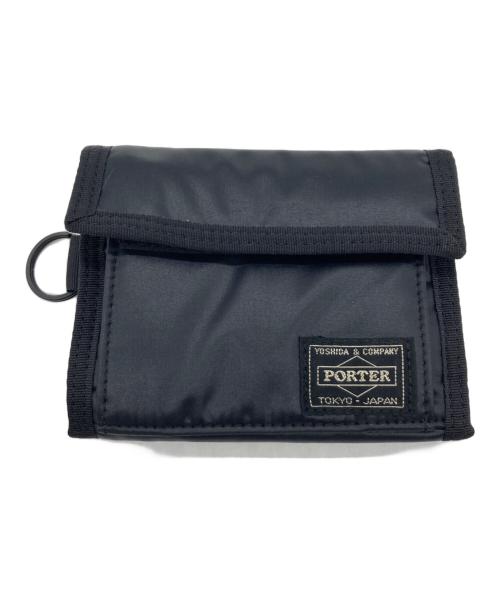 PORTER（ポーター）PORTER (ポーター) 3つ折り財布 ブラックの古着・服飾アイテム