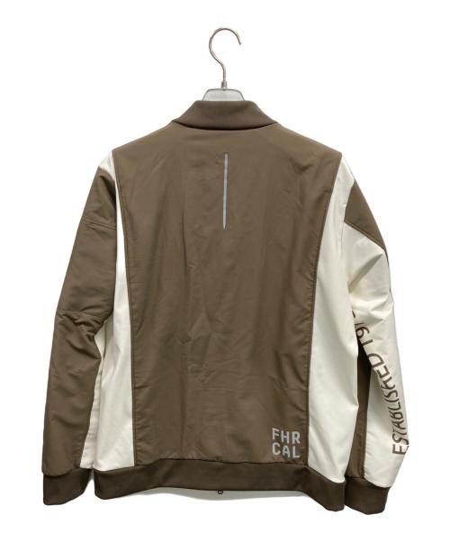 OAKLEY（オークリー）OAKLEY (オークリー) ゴルフウェア(トップス) ホワイト×ブラウン サイズ:2XLの古着・服飾アイテム