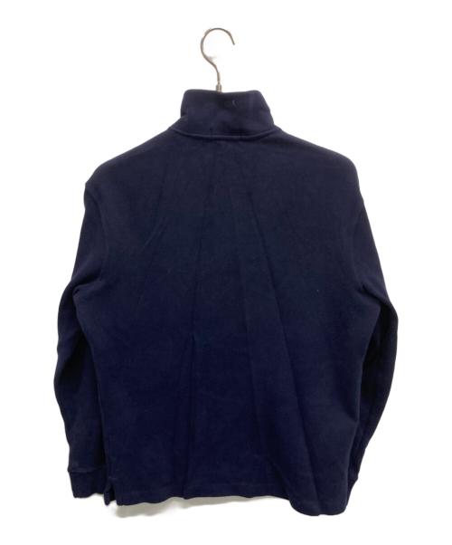 POLO RALPH LAUREN（ポロ・ラルフローレン）POLO RALPH LAUREN (ポロ・ラルフローレン) ハーフジップスウェット ネイビー サイズ:Mの古着・服飾アイテム