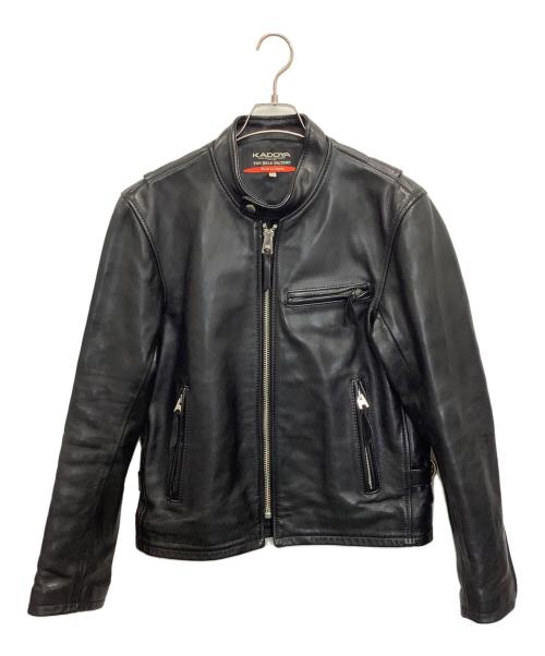 KADOYA（カドヤ）KADOYA (カドヤ) シングルライダースジャケット ブラック サイズ:SIZE 3Lの古着・服飾アイテム