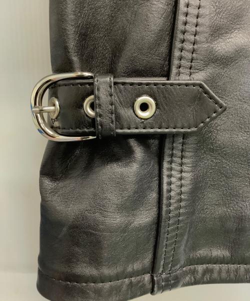 KADOYA（カドヤ）KADOYA (カドヤ) シングルライダースジャケット ブラック サイズ:SIZE 3Lの古着・服飾アイテム