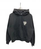 stussyステューシー）の古着「California Dragon Hoodie」｜ブラック×ホワイト