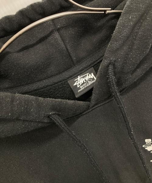 stussy（ステューシー）stussy (ステューシー) California Dragon Hoodie ブラック×ホワイト サイズ:SIZE Lの古着・服飾アイテム