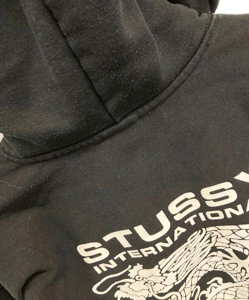 stussy（ステューシー）stussy (ステューシー) California Dragon Hoodie ブラック×ホワイト サイズ:SIZE Lの古着・服飾アイテム