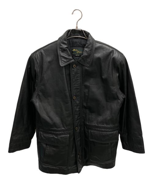Mister Sanwa（ミスターサンワ）Mister Sanwa (ミスターサンワ) レザージャケット ブラック サイズ:SIZE Mの古着・服飾アイテム
