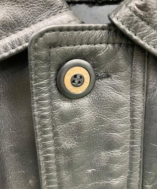 Mister Sanwa（ミスターサンワ）Mister Sanwa (ミスターサンワ) レザージャケット ブラック サイズ:SIZE Mの古着・服飾アイテム