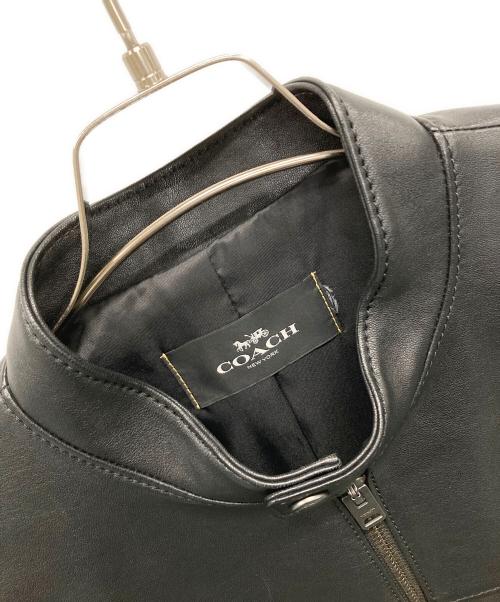 COACH（コーチ）COACH (コーチ) レザージャケット ブラック サイズ:不明の古着・服飾アイテム