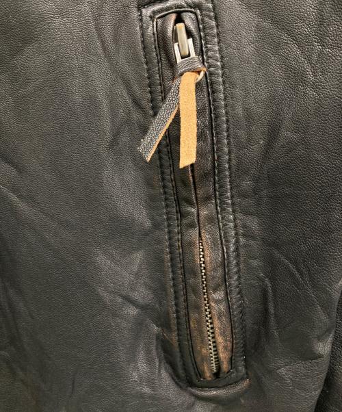 REPLAY（リプレイ）REPLAY (リプレイ) シングルライダースジャケット ブラック サイズ:SIZE Lの古着・服飾アイテム