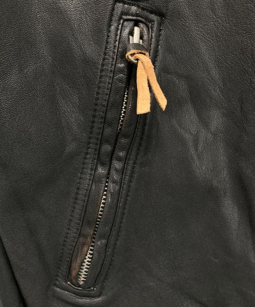 REPLAY（リプレイ）REPLAY (リプレイ) シングルライダースジャケット ブラック サイズ:SIZE Lの古着・服飾アイテム
