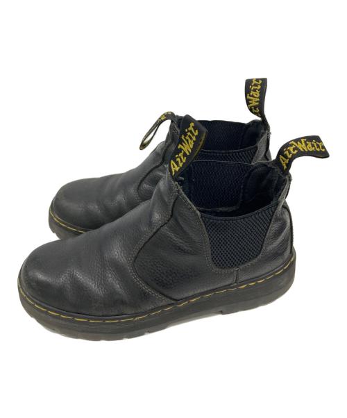 Dr.Martens（ドクターマーチン）Dr.Martens (ドクターマーチン) ハーディーチェルシーブーツ ブラック×イエロー サイズ:SIZE 24.5cmの古着・服飾アイテム
