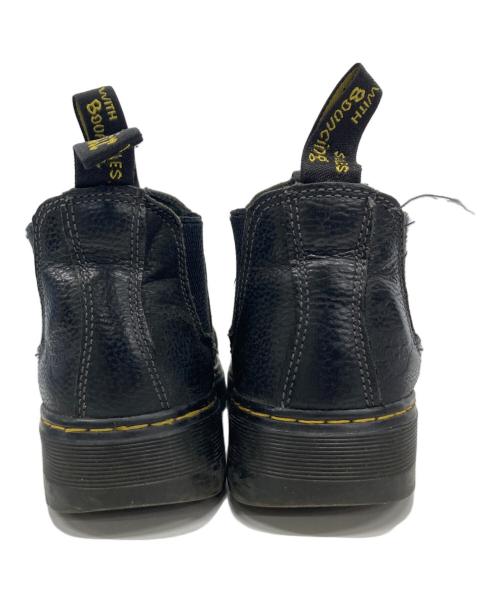 Dr.Martens（ドクターマーチン）Dr.Martens (ドクターマーチン) ハーディーチェルシーブーツ ブラック×イエロー サイズ:SIZE 24.5cmの古着・服飾アイテム