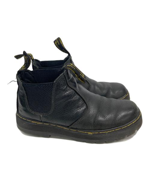 Dr.Martens（ドクターマーチン）Dr.Martens (ドクターマーチン) ハーディーチェルシーブーツ ブラック×イエロー サイズ:SIZE 24.5cmの古着・服飾アイテム