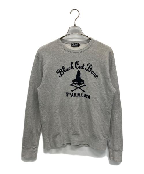 Hysteric Glamour（ヒステリックグラマー）Hysteric Glamour (ヒステリックグラマー) クルーネックスウェット グレー サイズ:SIZE Mの古着・服飾アイテム