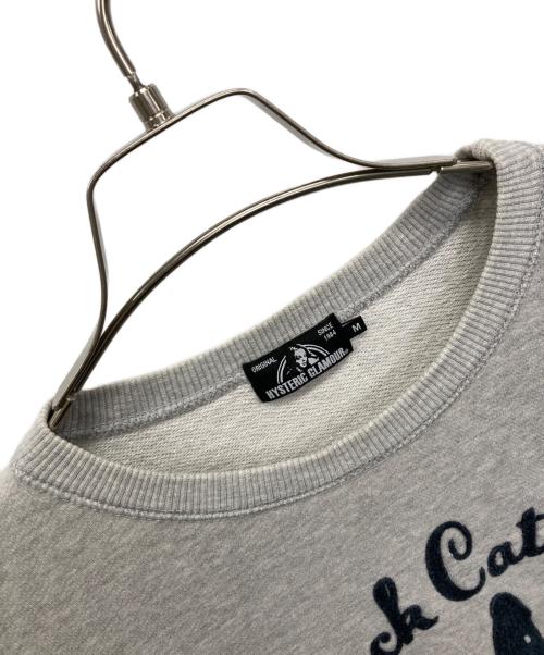 Hysteric Glamour（ヒステリックグラマー）Hysteric Glamour (ヒステリックグラマー) クルーネックスウェット グレー サイズ:SIZE Mの古着・服飾アイテム