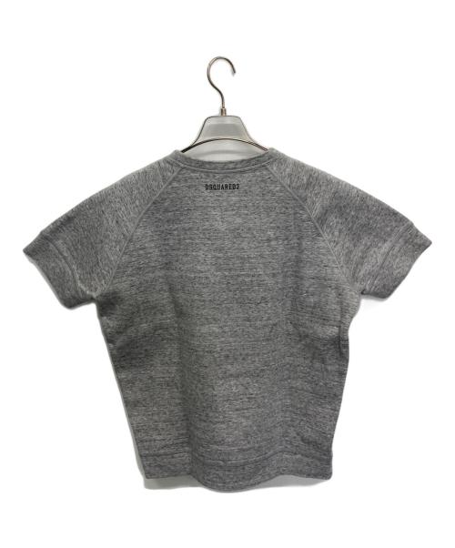 DSQUARED2（ディースクエアード）DSQUARED2 (ディースクエアード) 半袖カットソー グレー サイズ:SIZE Mの古着・服飾アイテム