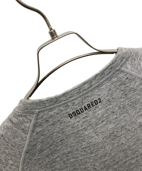 DSQUARED2（ディースクエアード）DSQUARED2 (ディースクエアード) 半袖カットソー グレー サイズ:SIZE Mの古着・服飾アイテム