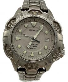 SEIKO（セイコー）の古着「ダイバーズウォッチ」｜ライトグレー