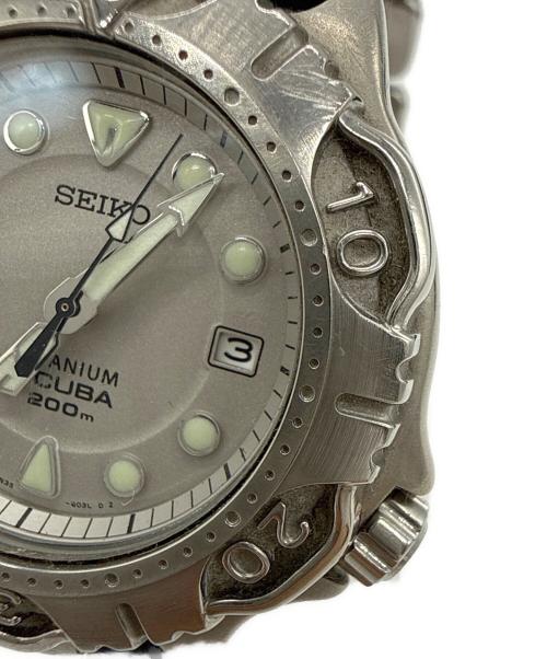 SEIKO（セイコー）SEIKO (セイコー) ダイバーズウォッチ ライトグレーの古着・服飾アイテム